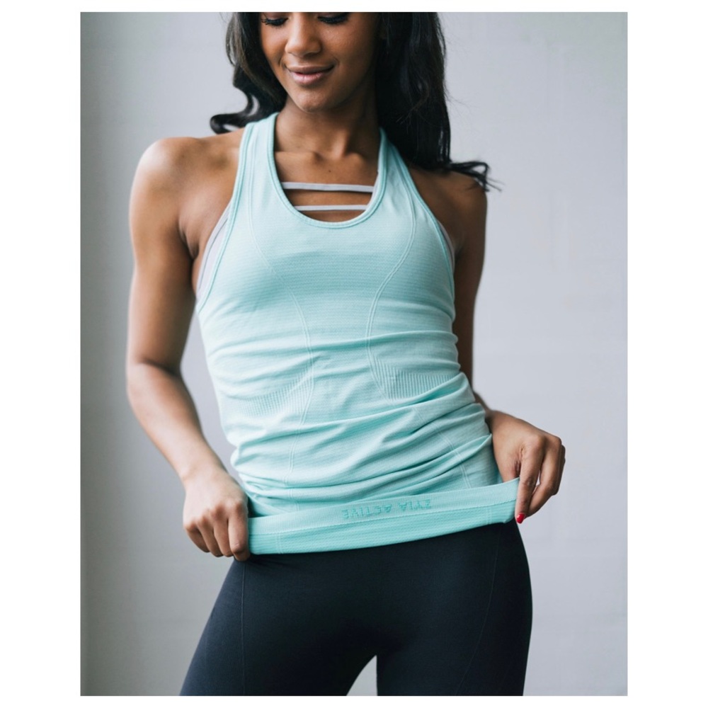 Zyia turquoise copper charge tank size small